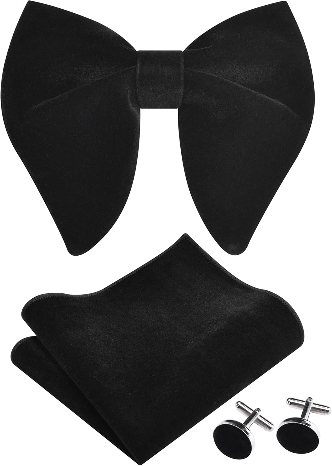 Bow Tie Pre Tied - Solid Velvet Pre-tied Bow Tie &