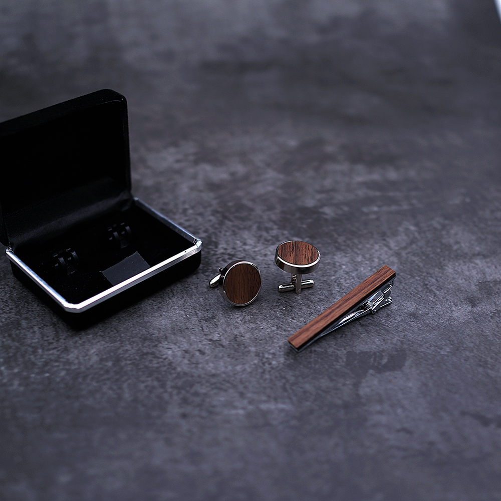 High Quality Cuff links neckti - Tie Bar Set Gift reseña y precio