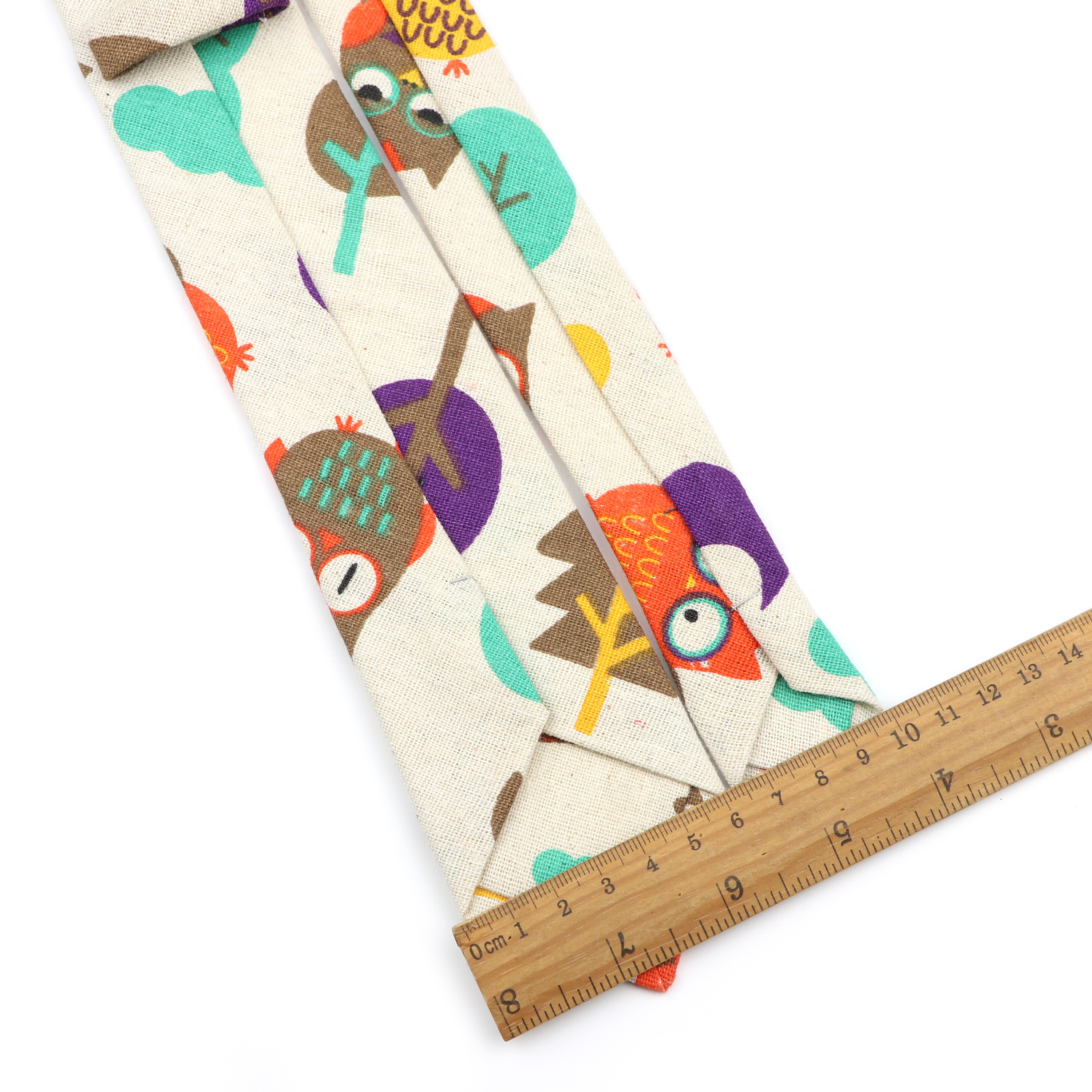 Novelty Cartoon Linen Tie For  - Skinny Tie Men reseña y precio