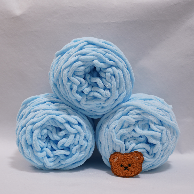 3PCS 300g Chenille Knitting Ya - Woven Scarf Blanket reseña y precio