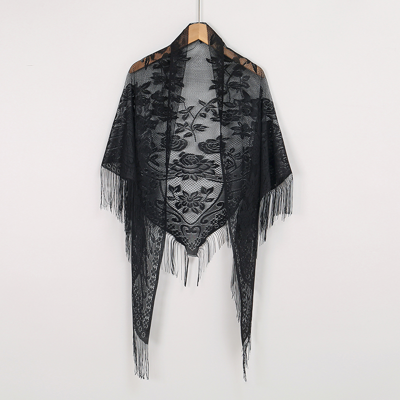 New Embroidery Lace Scarf Shaw - Stole Wedding Shawl reseña y precio