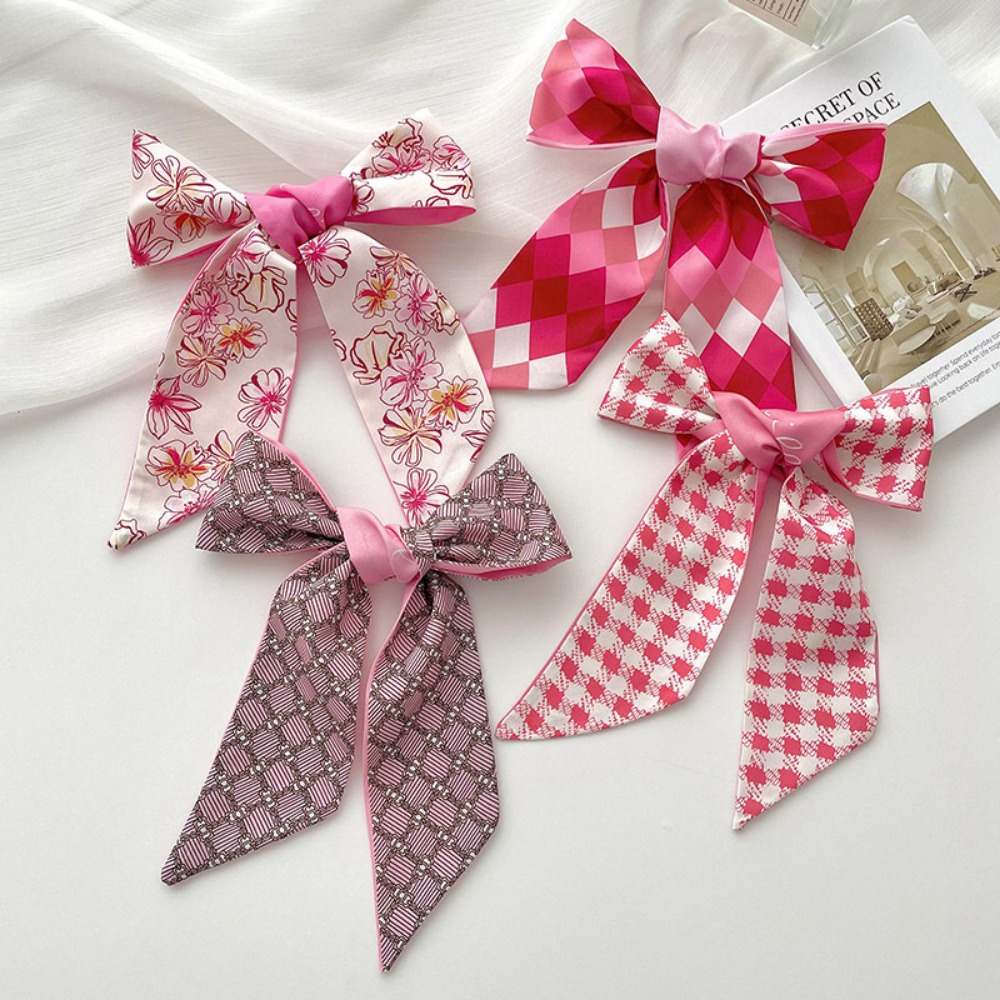 2-6pcs/set Silk Satin Scarf Wo - Ascot Neck Scarf reseña y precio