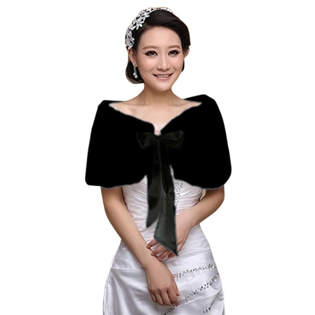 Women's Bridal Wedding Faux Fu - Stole Wedding Shawl reseña y precio