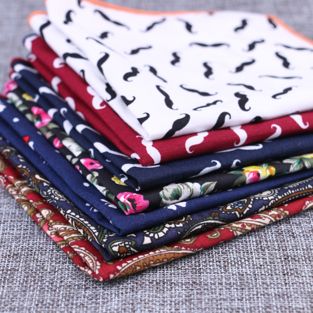 Fashion Cotton Pocket Square F - Handkerchief Cotton Men reseña y precio