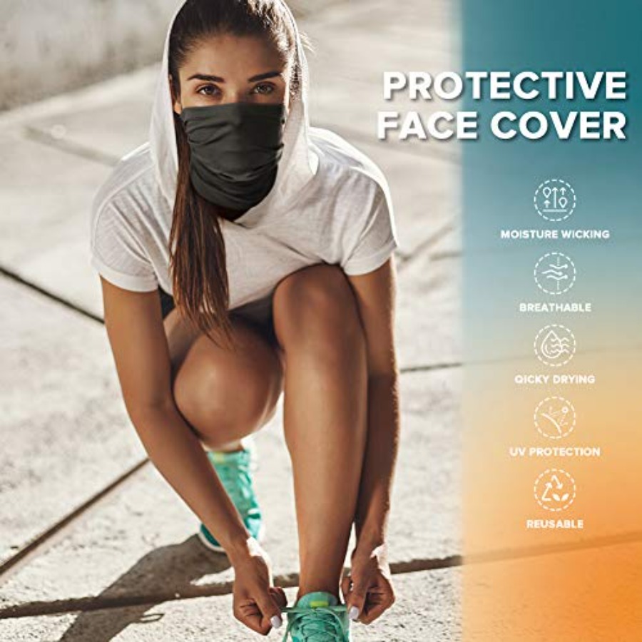 VULKIT 2 Pack Neck Gaiter Face - Face Scarf Mask reseña y precio