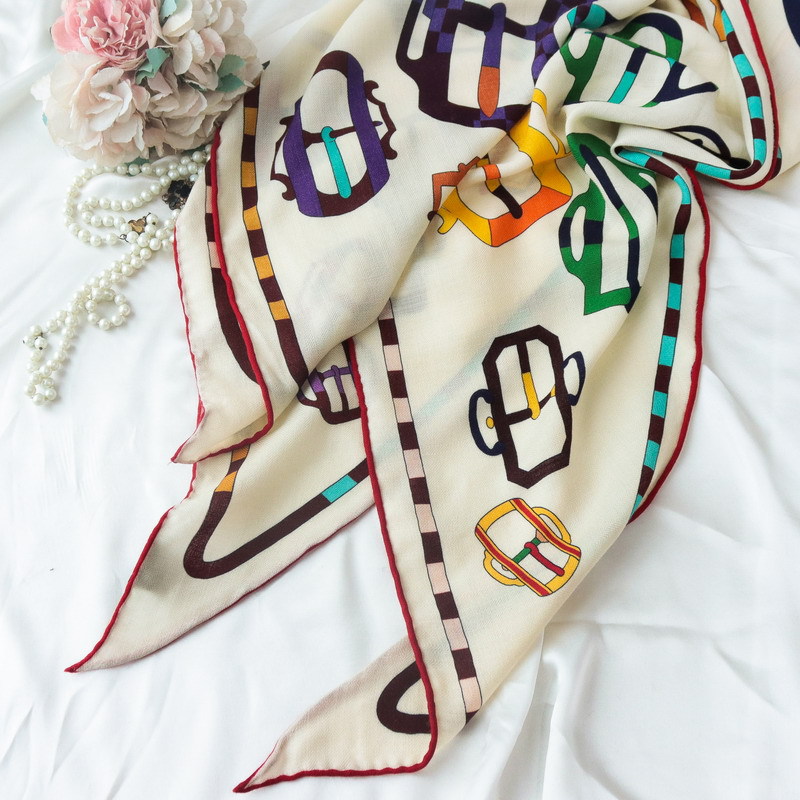 Silk Wool Scarf Large Triangle - Pashmina Wrap Large reseña y precio