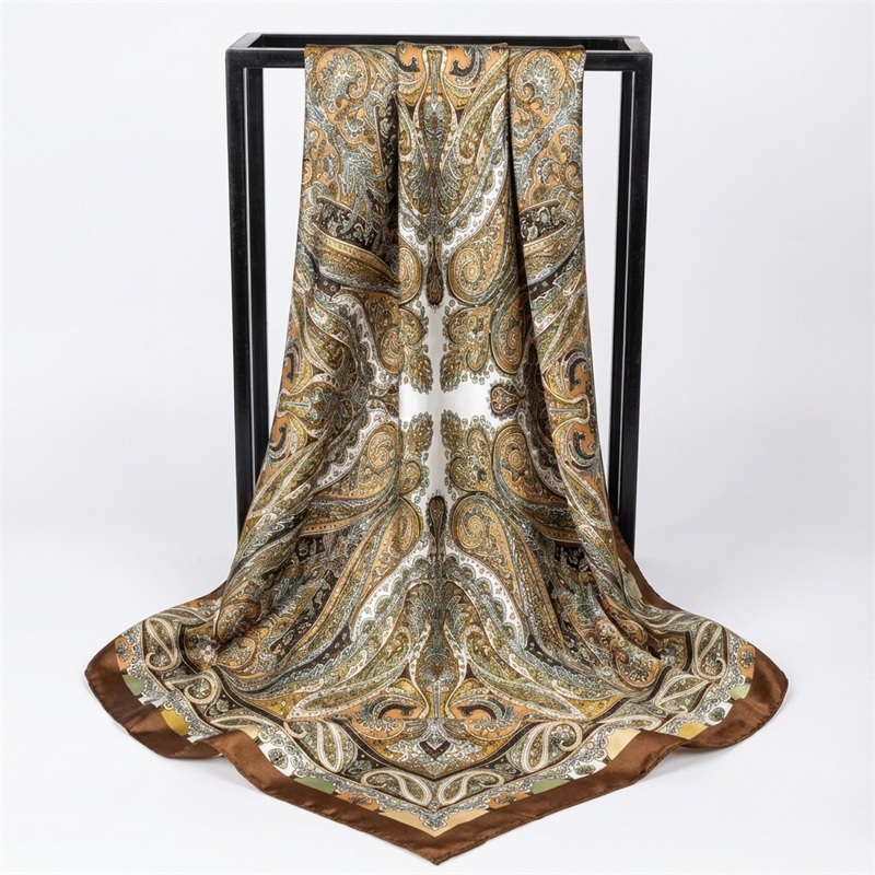 Women Spring Summer Square Sca - Silk Neck Scarf reseña y precio