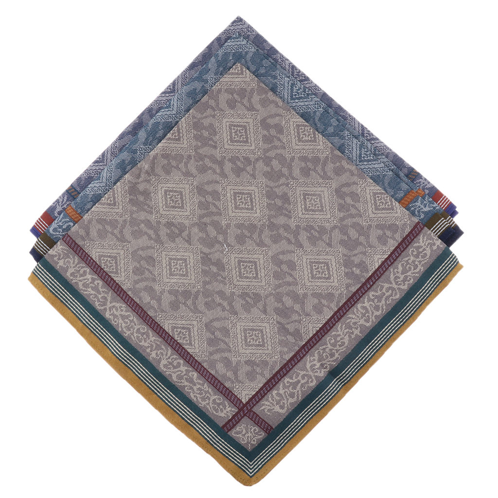 3pcs Classic Mens Plaid Handke - Handkerchief Cotton Men reseña y precio