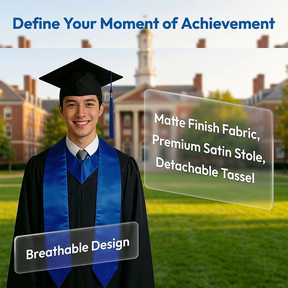 Solid Color Graduation Season  - Stole Wedding Shawl reseña y precio