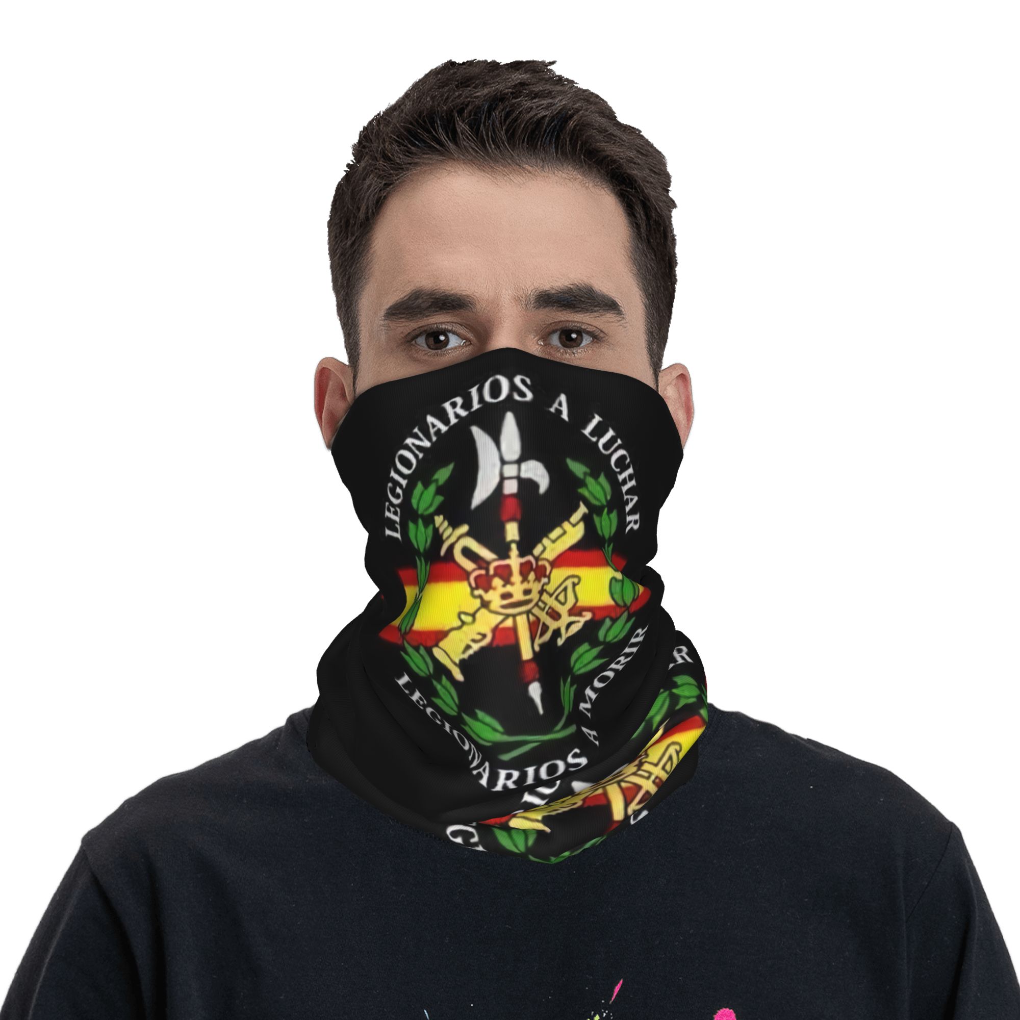 Custom Spanish Legion Bandana  - Neck Warmer Tube reseña y precio