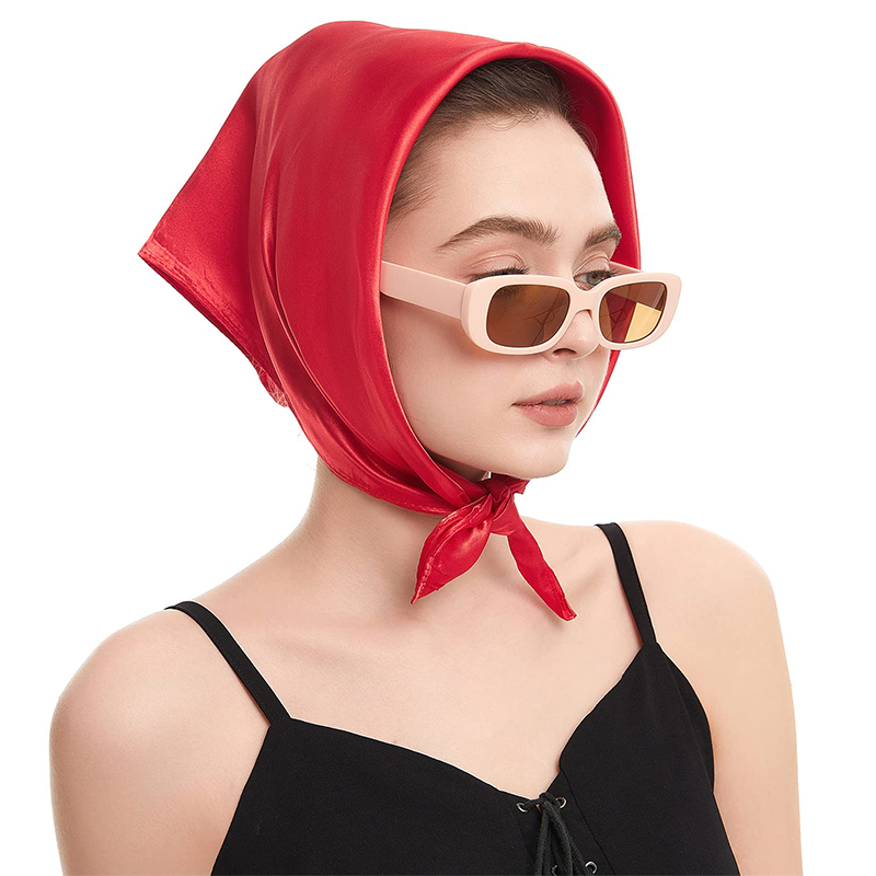 2024 New Fashion Women Satin S - Scarf Silk Square reseña y precio