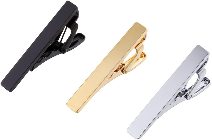 Men's Skinny Tie Clip Set 3 To - Tie Clip Silver reseña y precio