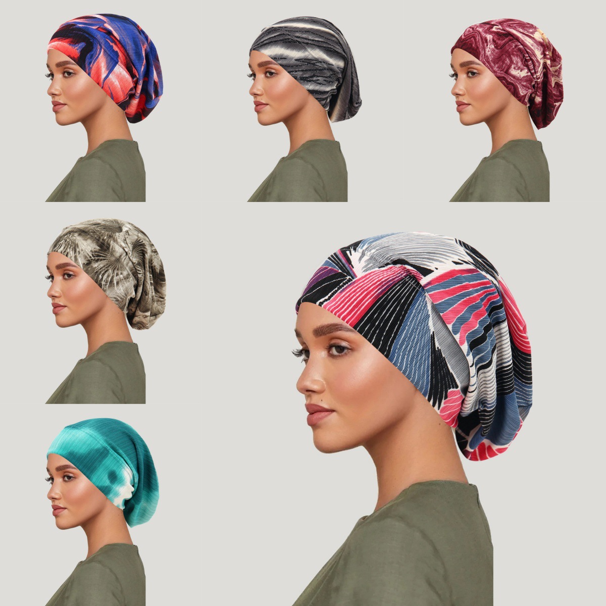 2026 New Tie-dye Hair Cover Ca - Head Wrap Turban reseña y precio