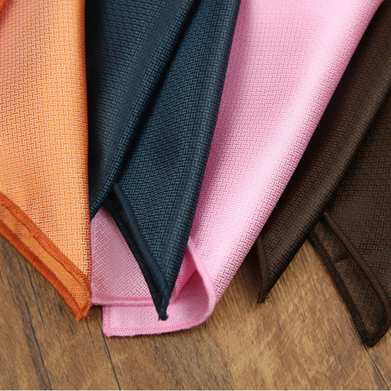 24cm Classic Solid Color White - Pocket Square Set reseña y precio