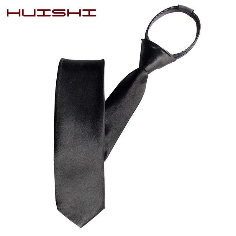 HUISHI Mens Zipper Necktie Ski - Skinny Tie Men reseña y precio