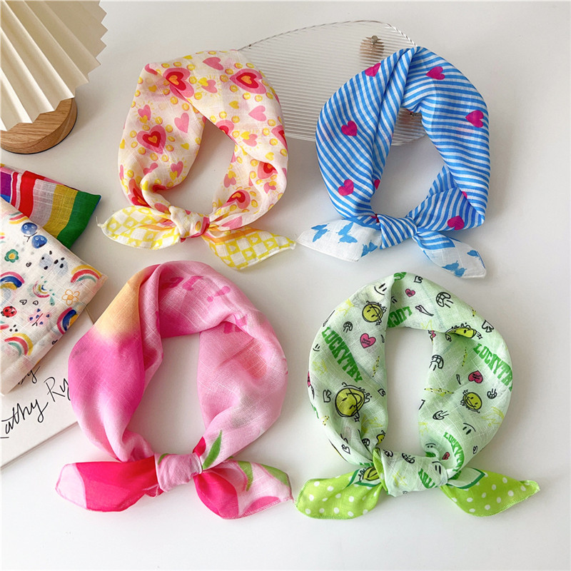 55cm Square Scarves Cotton Lin - Bandana Cotton reseña y precio