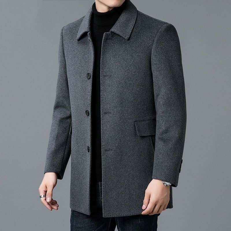 Wool Blend Coat White Mans Sha - Muffler Men Wool reseña y precio