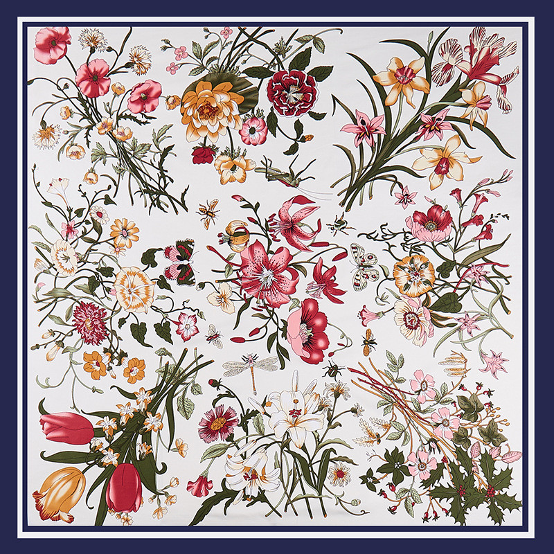 POBING Twill Silk Scarf Women  - Scarf Silk Square reseña y precio