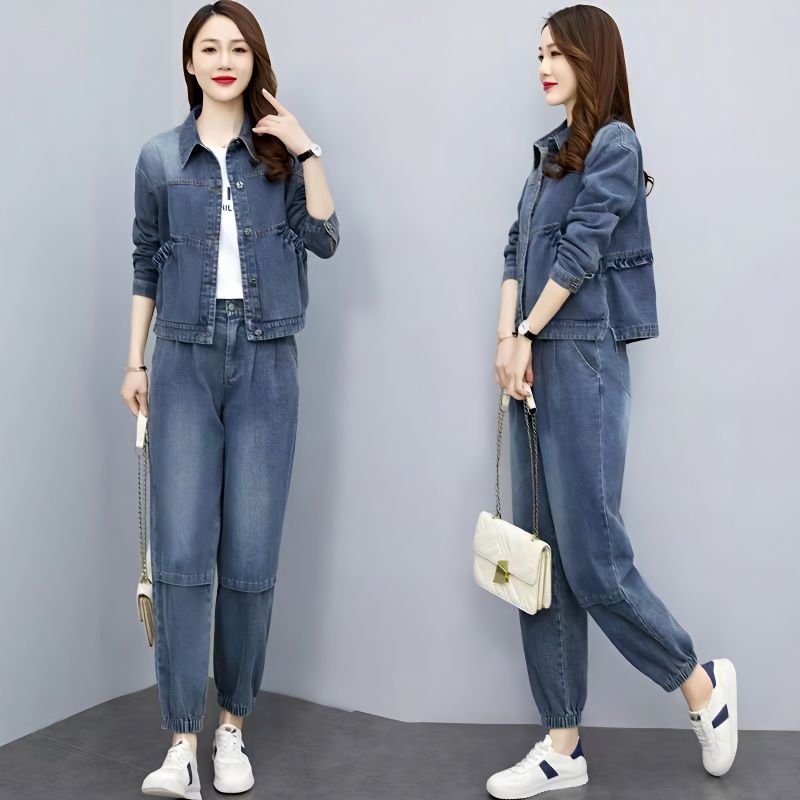 Women Denim Suits 2024 New Spr - Pocket Square Set reseña y precio