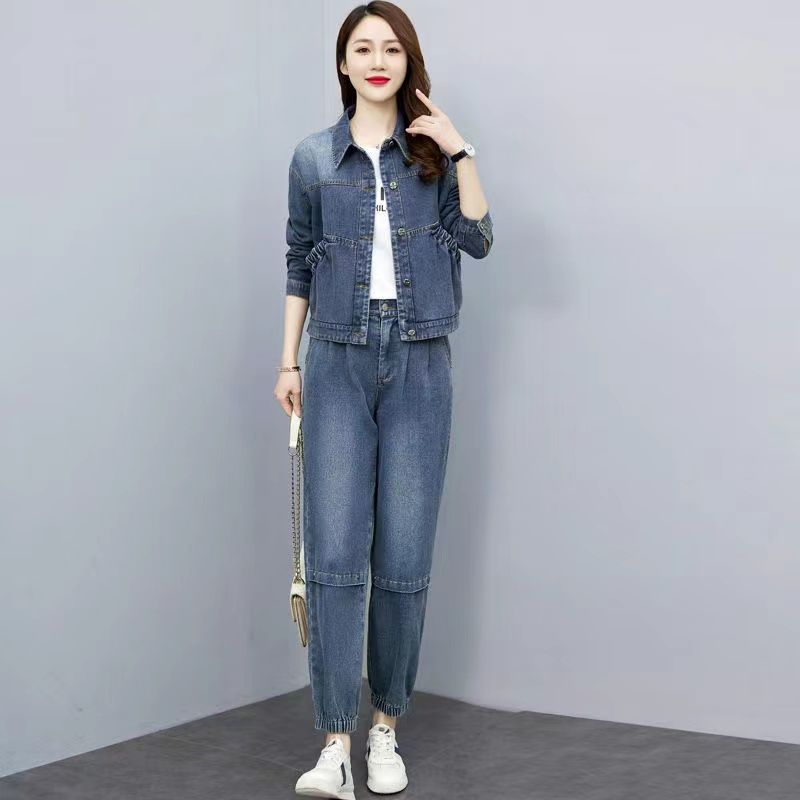 Women Denim Suits 2024 New Spr - Pocket Square Set reseña y precio
