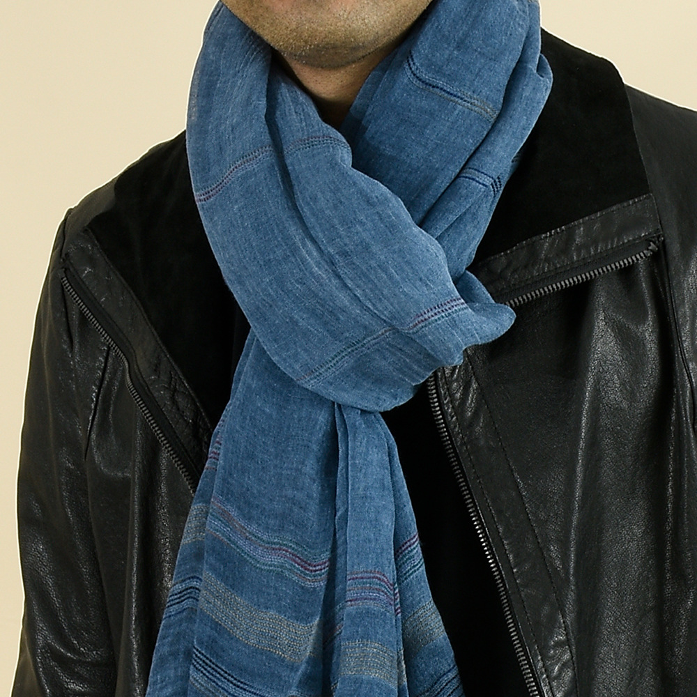 Fashion Men Scarf Cotton Linen - Ascot Neck Scarf reseña y precio