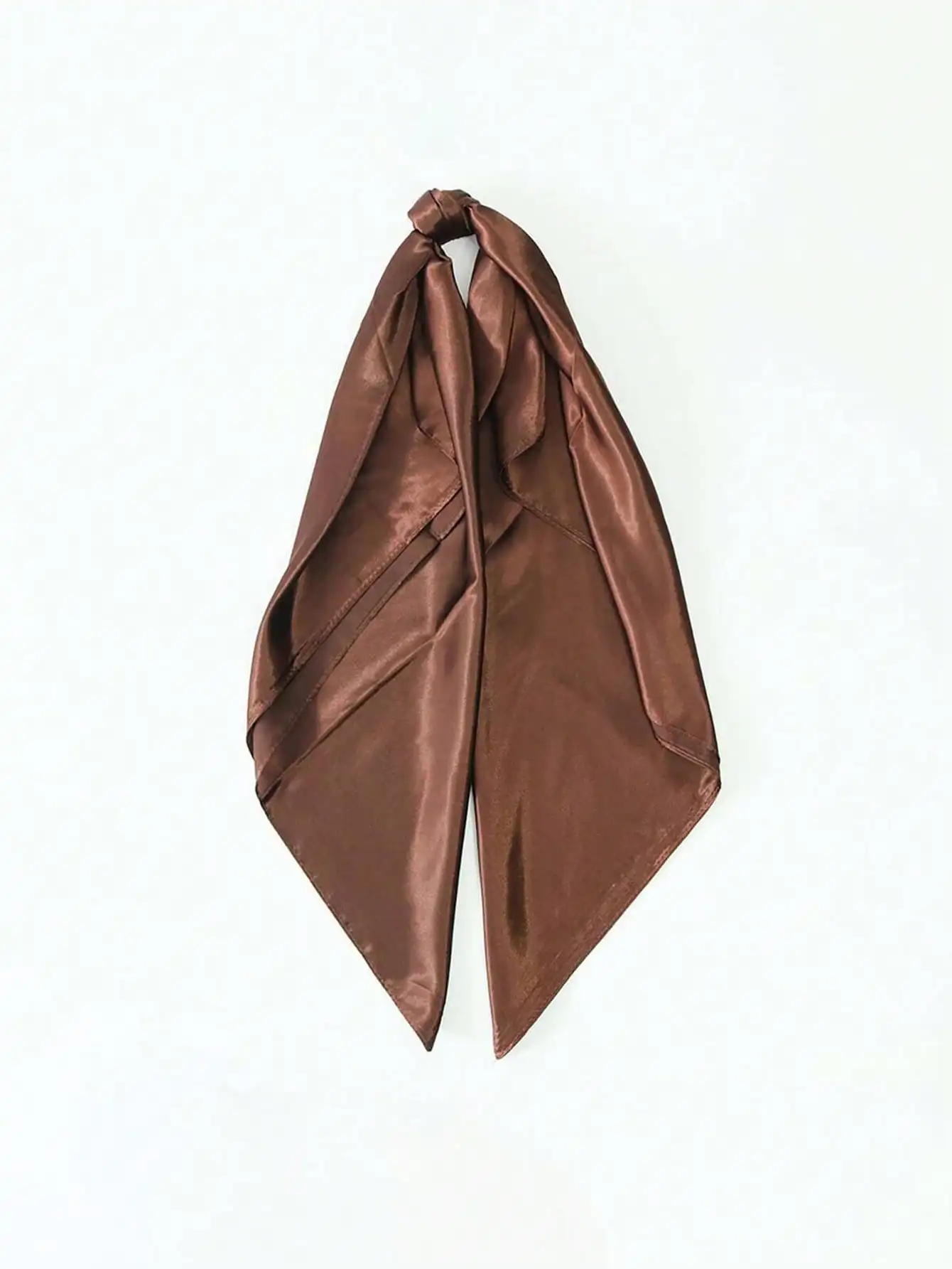 1pc Women White Silk Scarf, Ve - Scarf Silk Square reseña y precio