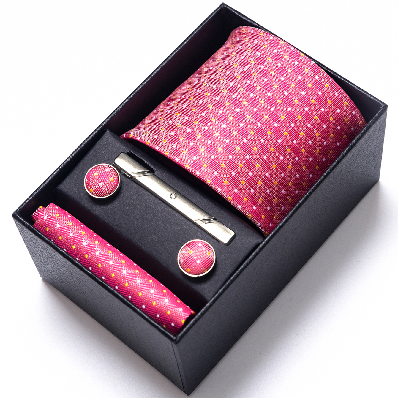 Bright Color Paisley Men's Tie - Pocket Square Set reseña y precio