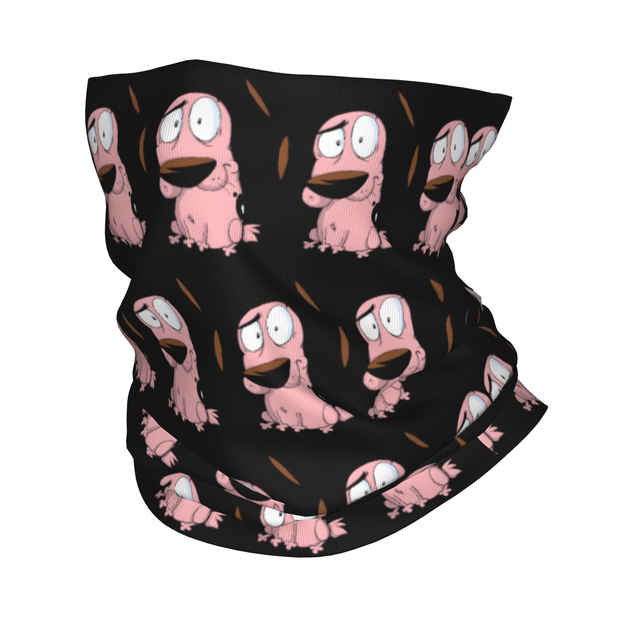 Custom Cartoon Courage Dog Win - Neck Warmer Tube reseña y precio