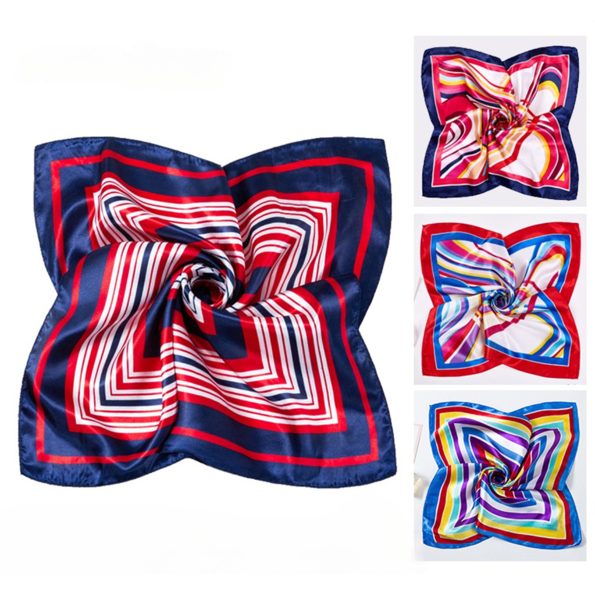 50*50cm Square Silk Scarves Sc - Ascot Neck Scarf reseña y precio
