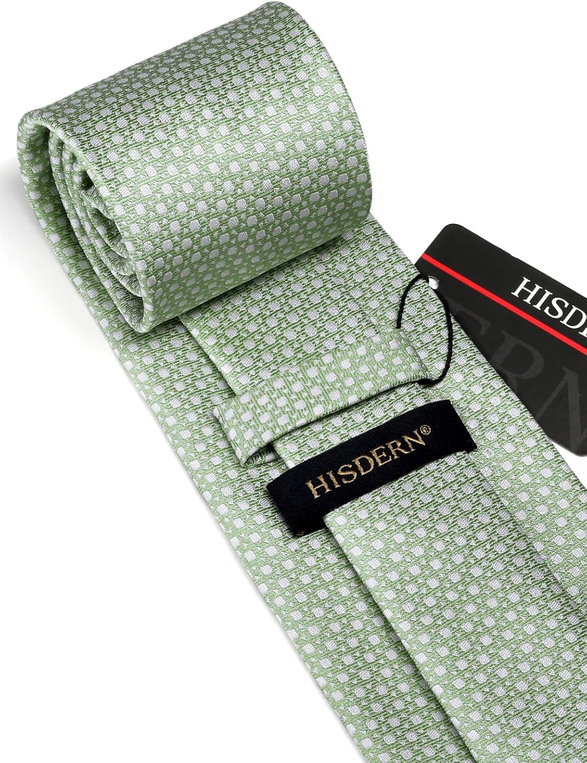 Classic Checkered Tie Set with - Pocket Square Set reseña y precio