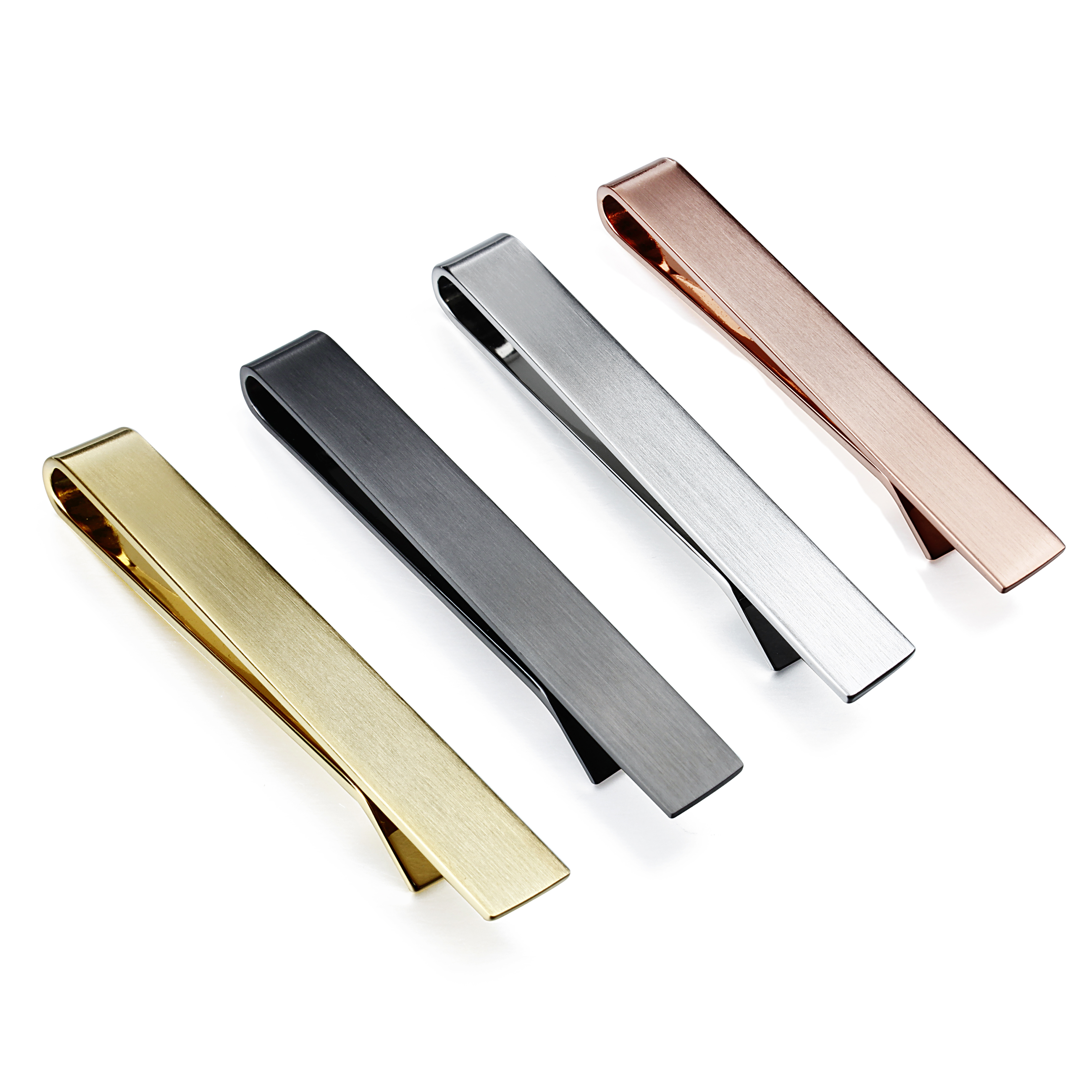 HAWSON 2 in shiny and brushTie - Tie Bar Set Gift reseña y precio