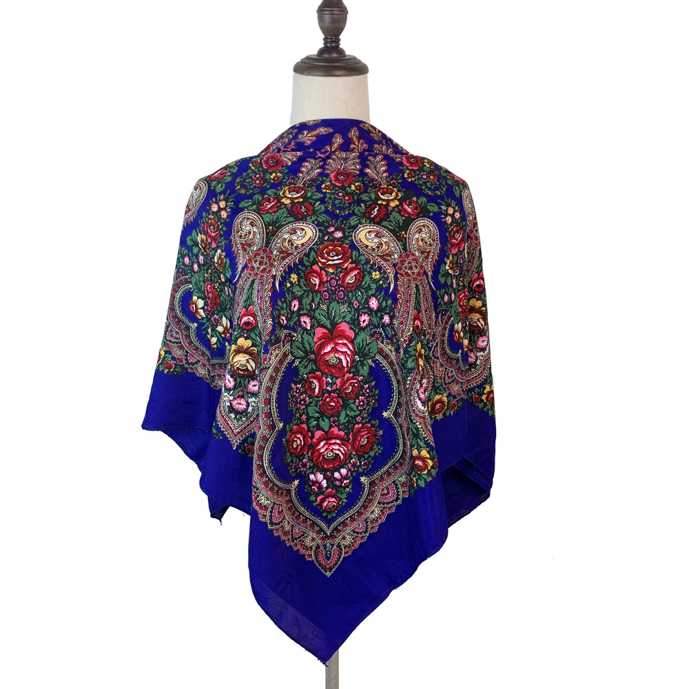 100*100cm Russian Square Scarf - Bandana Cotton reseña y precio