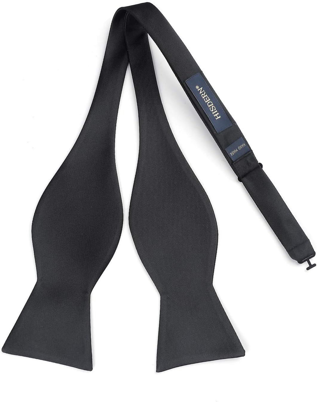 Solid Color Self Tie Bow Tie & - Pocket Square Set reseña y precio