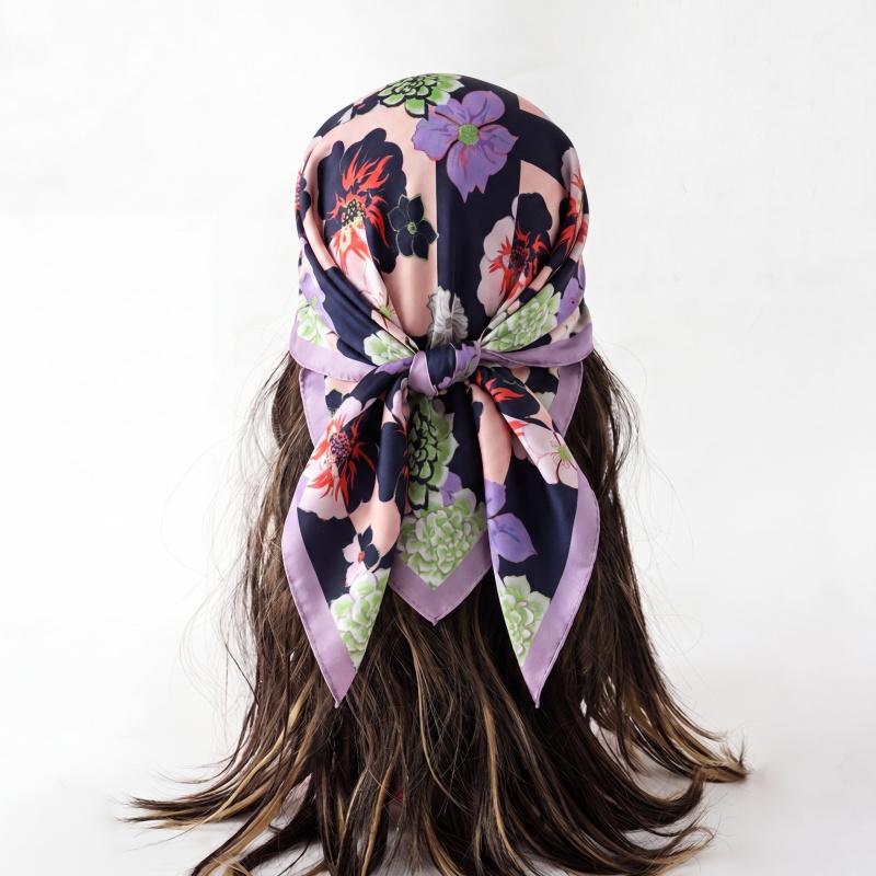 Print Silk Scarf Fashion Turba - Silk Neck Scarf reseña y precio