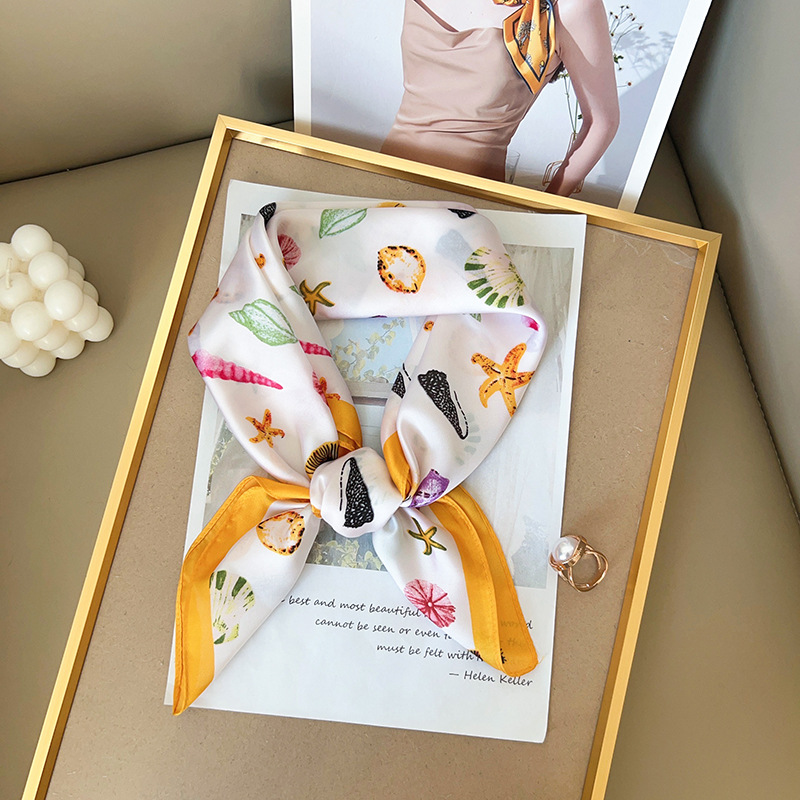Women Silk Feeling Square Scar - Scarf Silk Square reseña y precio