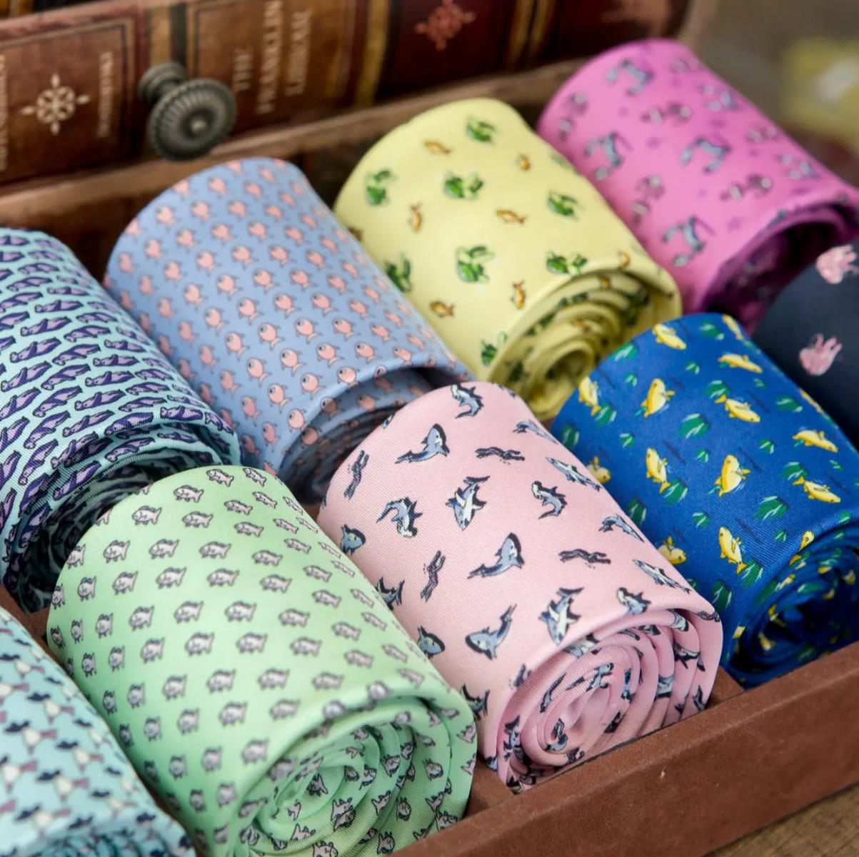 Multicolor Colorful Character  - Skinny Tie Men reseña y precio