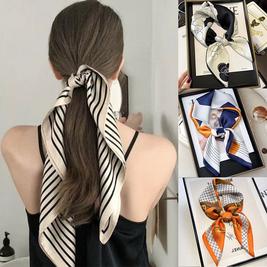 70×70cm Satin Square Scarf, Si - Silk Neck Scarf reseña y precio