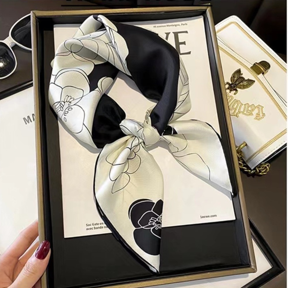 70×70cm Satin Square Scarf, Si - Silk Neck Scarf reseña y precio