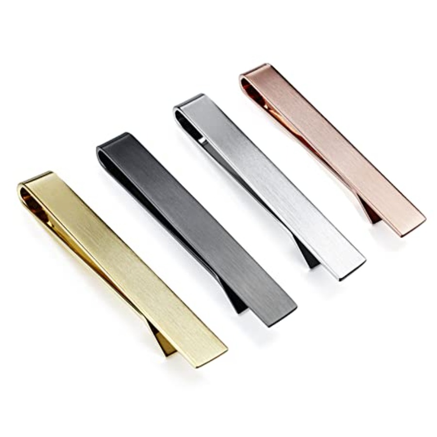 HAWSON 2 inch Tie Clips for Me - Tie Bar Set Gift reseña y precio