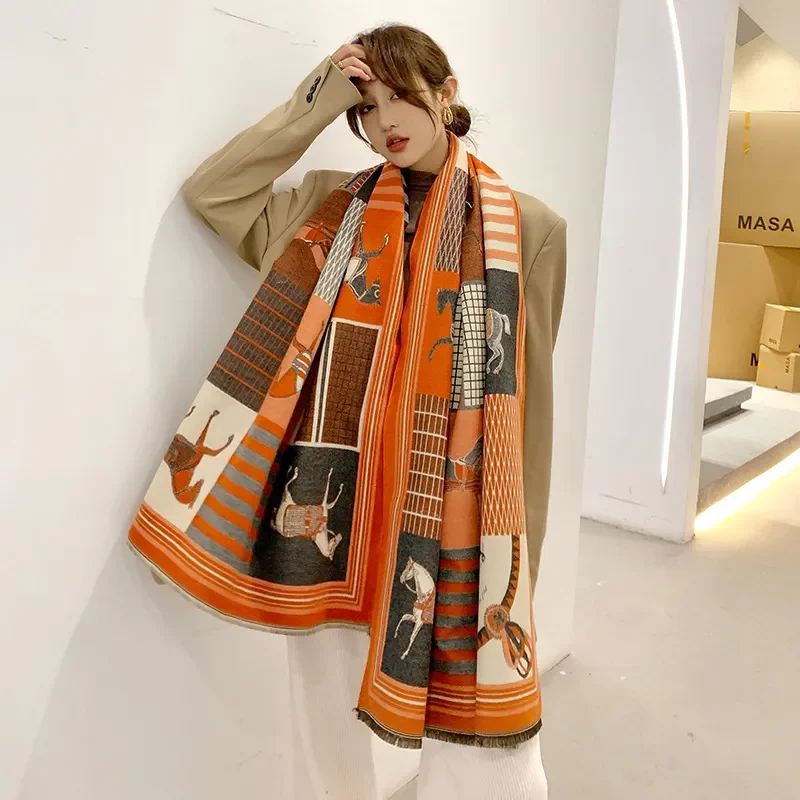 Throw Blanket Luxury Winter Ca - Woven Scarf Blanket reseña y precio