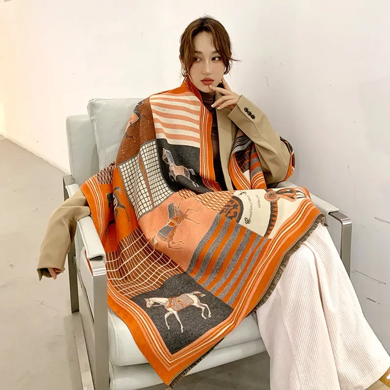 Throw Blanket Luxury Winter Ca - Woven Scarf Blanket reseña y precio