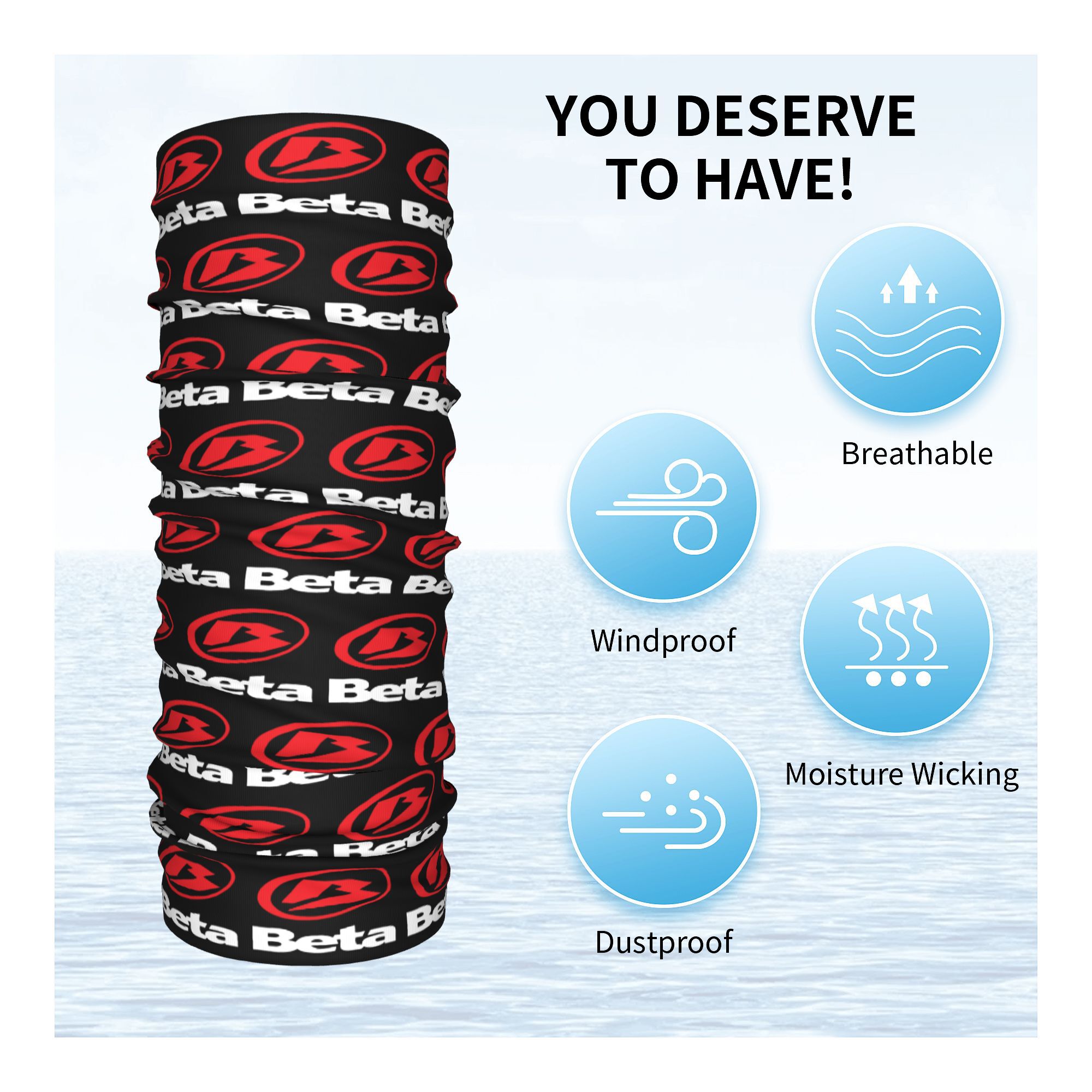 Custom New Motorcycle Racing B - Neck Warmer Tube reseña y precio