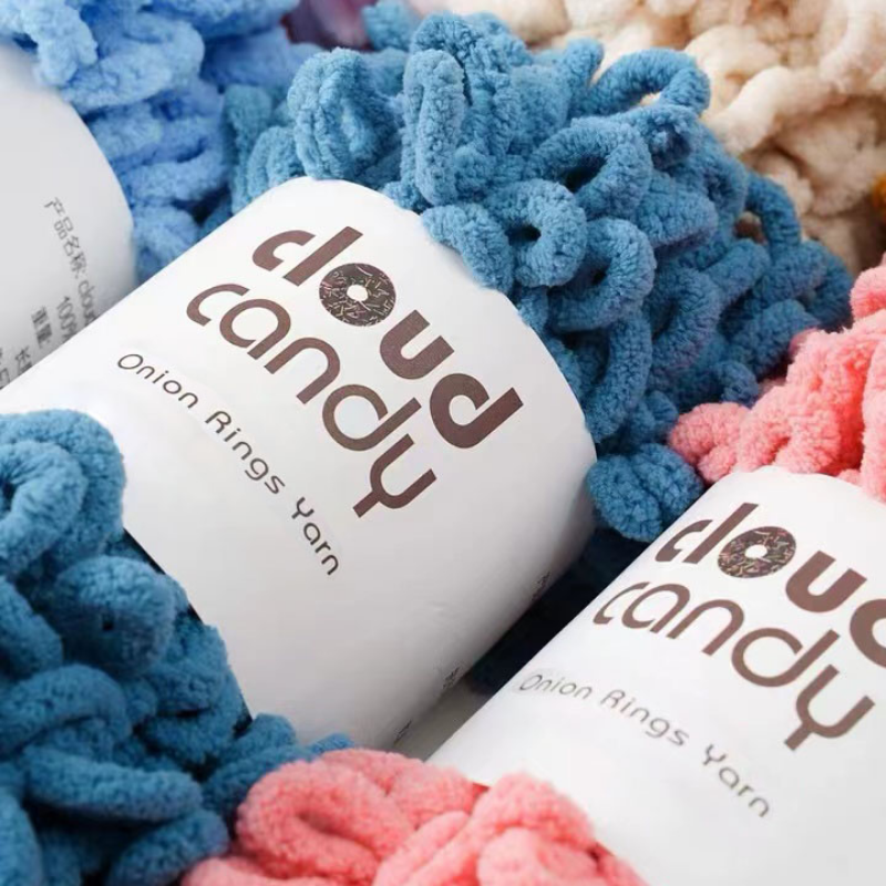 100g/Roll Finger Loop Yarn Thr - Woven Scarf Blanket reseña y precio
