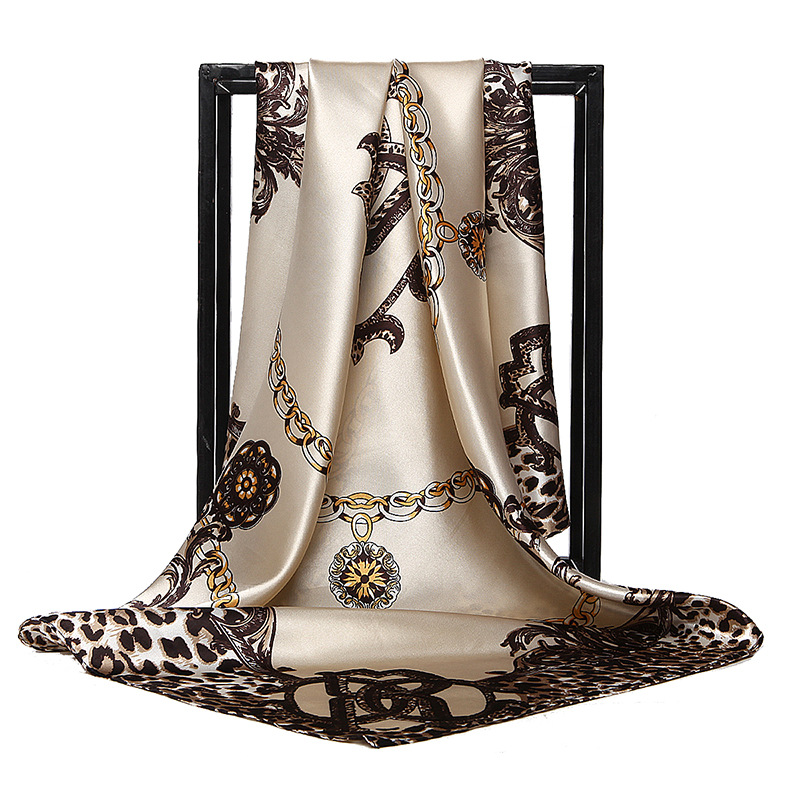 90*90cm Ladies Silk Scarf Band - Scarf Silk Square reseña y precio