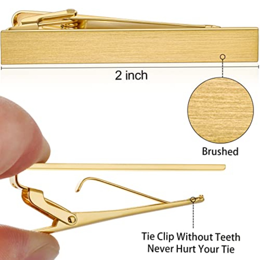 HAWSON 2 inch Tie Clip for Men - Tie Bar Set Gift reseña y precio