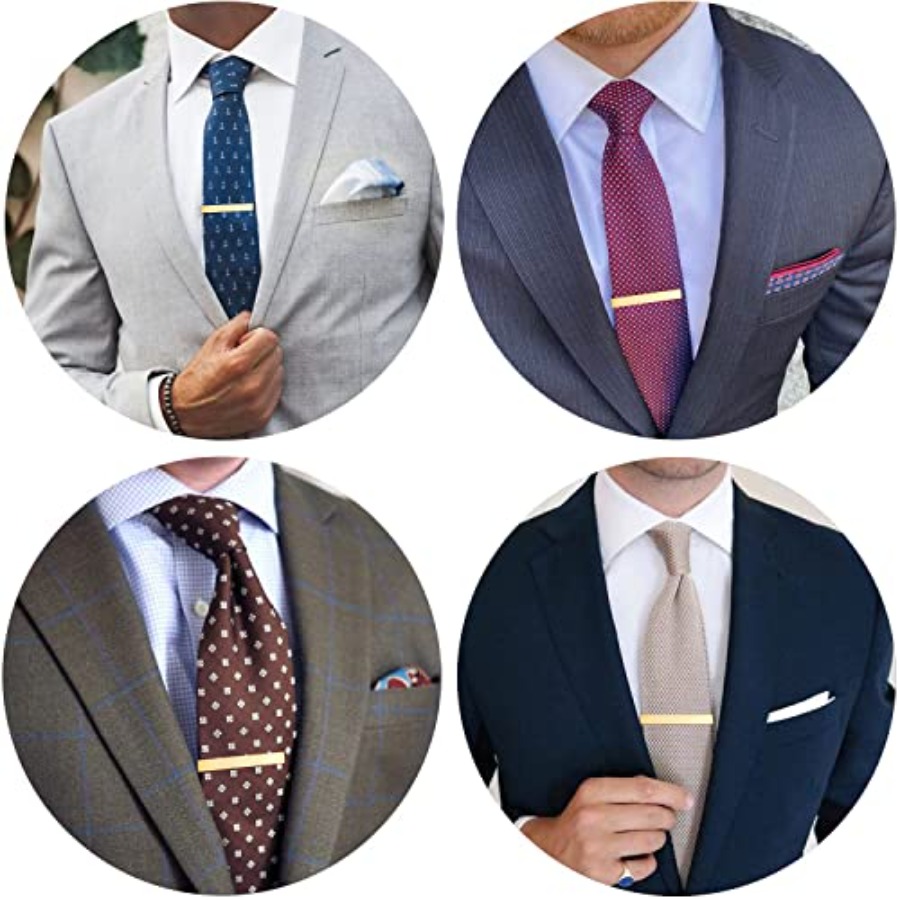 HAWSON 2 inch Tie Clip for Men - Tie Bar Set Gift reseña y precio