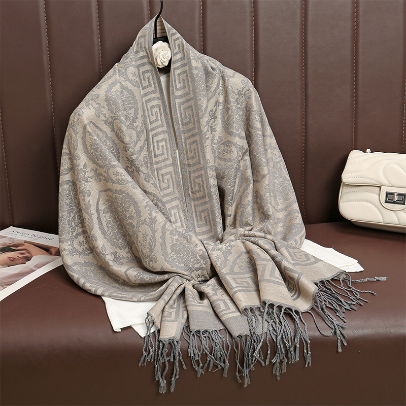 2024 Luxury Thick Cashmere Sca - Woven Scarf Blanket reseña y precio