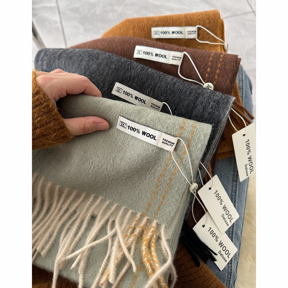 Elegant Good Quality 100% Wool - Muffler Men Wool reseña y precio