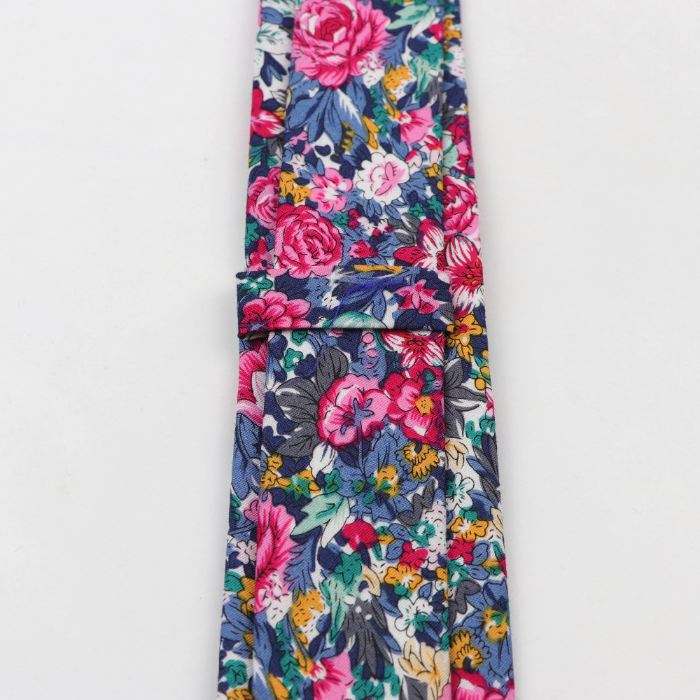 Cotton Flower Tie Men's Colour - Skinny Tie Men reseña y precio