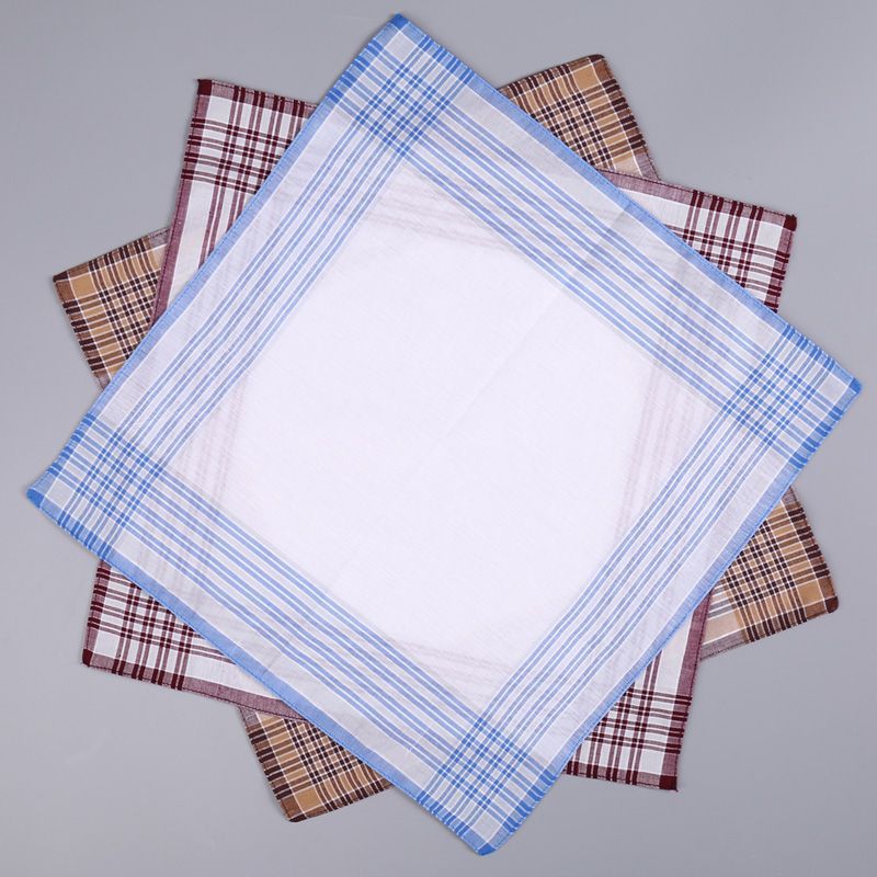 12Pcs Men's Pure Cotton Handke - Handkerchief Cotton Men reseña y precio
